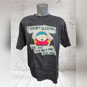 VTG Y2K South Park Sweet! Graphic Tee Comedy Central I Wasn't Sleeping Cartman